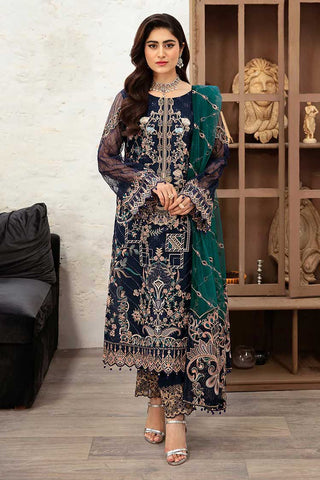 M 1009 Minhal Embroidered Collection Vol 10
