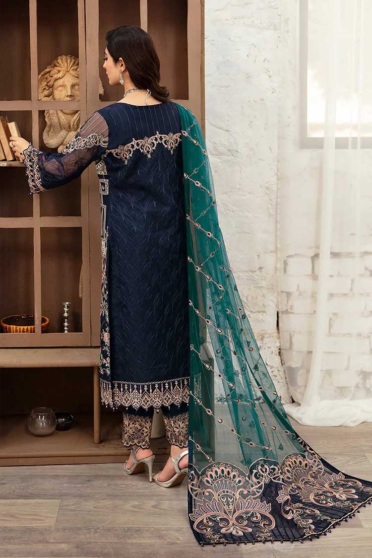 Picture of Ramsha - M 1009 Minhal Embroidered Collection Vol 10 - Available at Raja Sahib