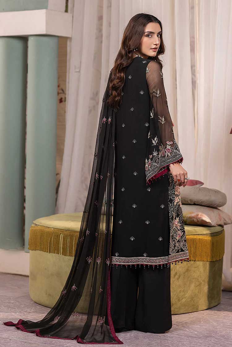 Picture of Flossie - 1405 Layla Haya Embroidered Chiffon Collection - Available at Raja Sahib