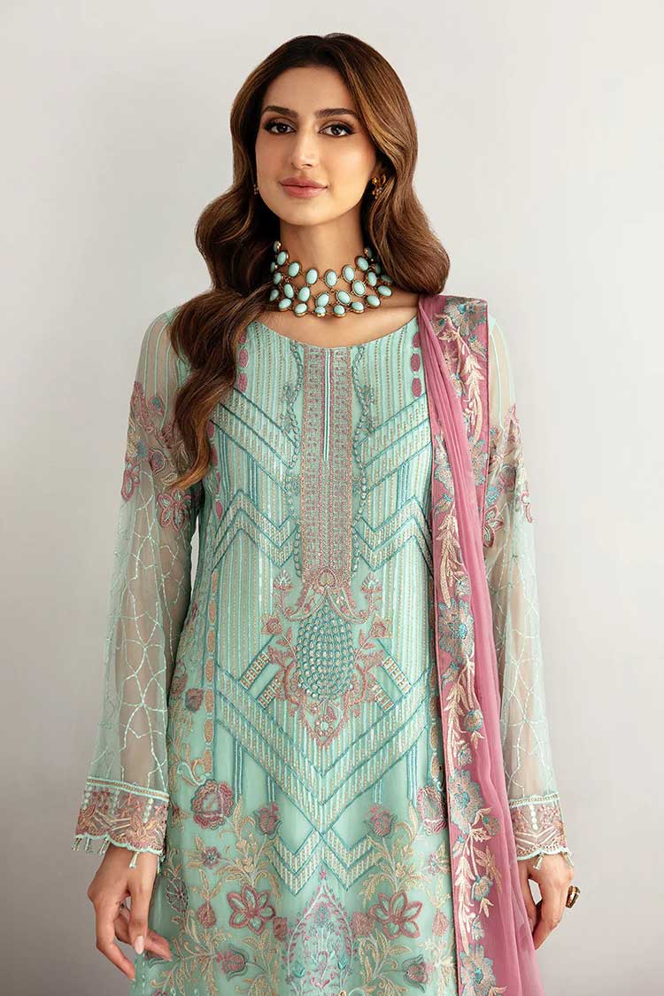 Picture of Ramsha - D 1107 Rangoon Chiffon Collection Vol 11 - Available at Raja Sahib