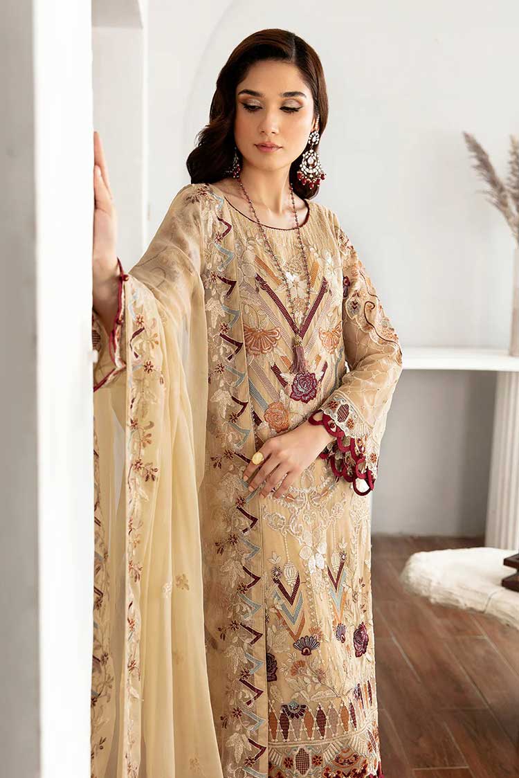 Picture of Ramsha - D 1108 Rangoon Chiffon Collection Vol 11 - Available at Raja Sahib