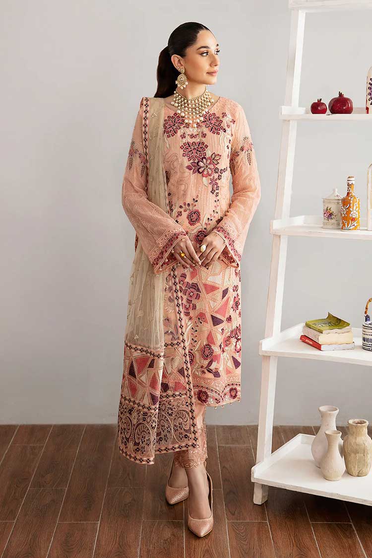 Picture of Ramsha - D 1112 Rangoon Chiffon Collection Vol 11 - Available at Raja Sahib