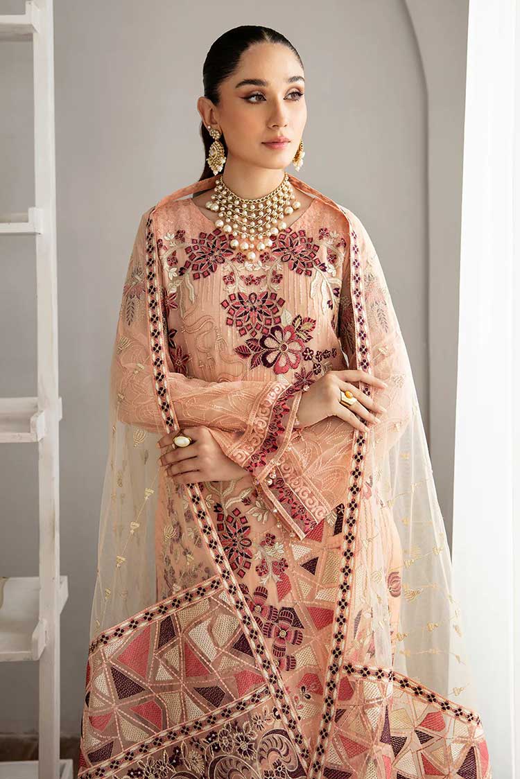 Picture of Ramsha - D 1112 Rangoon Chiffon Collection Vol 11 - Available at Raja Sahib