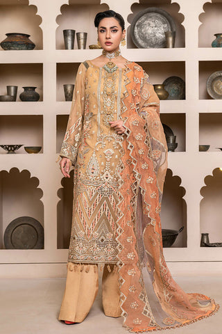 D 003 Evening Gold Luxury Embroidered Collection
