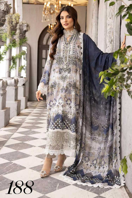 Picture of Shaista - Design 188 Maira Embroidered Karandi Collection - Available at Raja Sahib