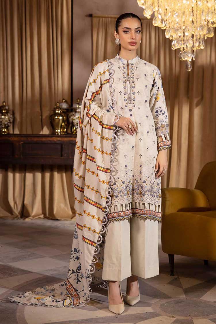 Picture of Shaista - Design 215 Aleena Embroidered Khaddar Collection - Available at Raja Sahib