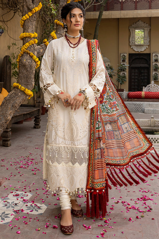 Picture of Ellena - Aafreen EY-4-08 Tehzeeb Chikankari Eid Festive Lawn Collection - Available at Raja Sahib