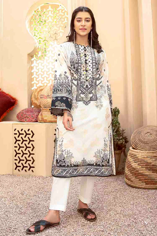 Picture of Ellena - Adriana EY-L1-3-04 Printed Jacquard Kurti - Available at Raja Sahib