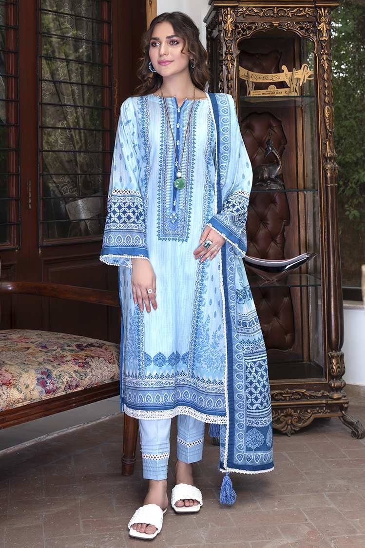 Picture of Ellena - Anna EY-L3-6-07 Summer Treat Lawn 3-PC Suit - Available at Raja Sahib