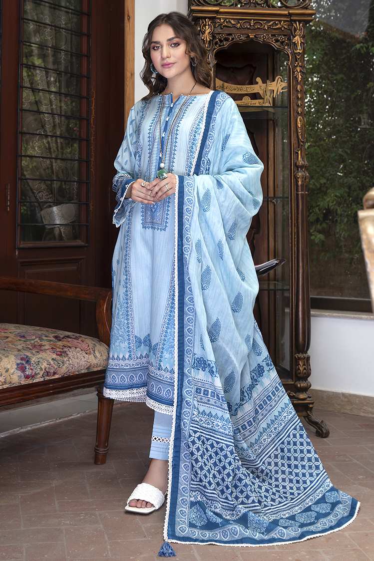 Picture of Ellena - Anna EY-L3-6-07 Summer Treat Lawn 3-PC Suit - Available at Raja Sahib