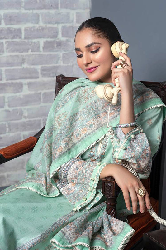 Picture of Ellena - Ava EY-L3-6-01 Summer Treat Lawn 3-PC Suit - Available at Raja Sahib