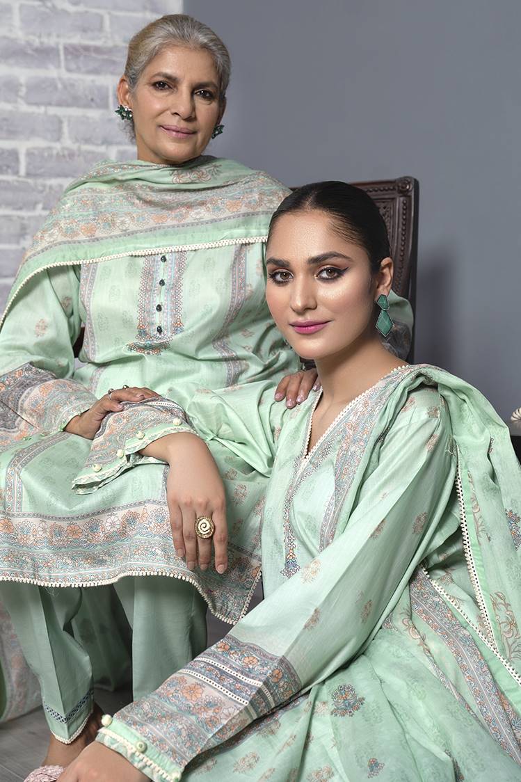 Picture of Ellena - Ava EY-L3-6-01 Summer Treat Lawn 3-PC Suit - Available at Raja Sahib