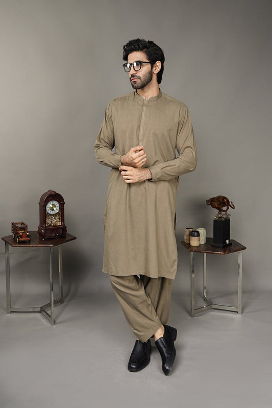 Picture of Black Pearl-Burly Wood Kameez Shalwar - C15OL - Available at Raja Sahib