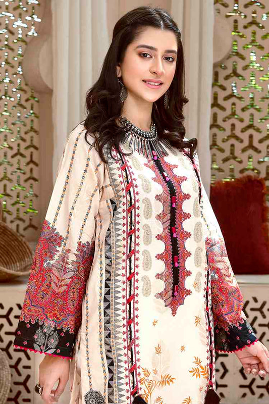 Picture of 1-PC Unstitched Jacquard Kurti - Available at Raja Sahib