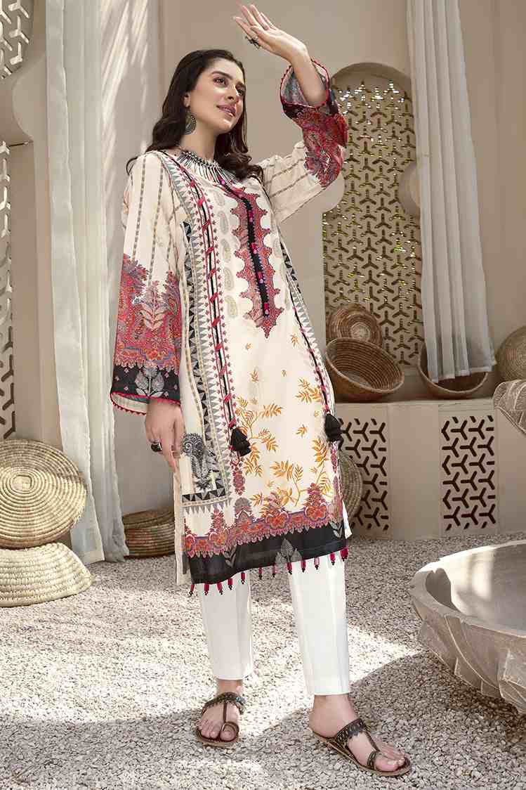 Picture of 1-PC Unstitched Jacquard Kurti - Available at Raja Sahib