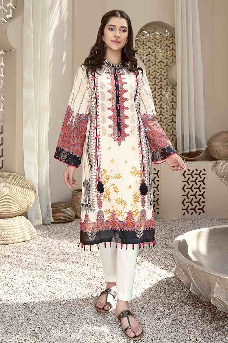 Picture of 1-PC Unstitched Jacquard Kurti - Available at Raja Sahib