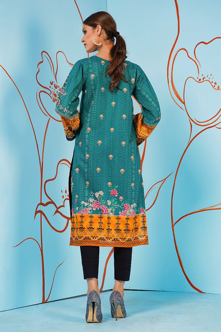 Picture of Ellena - 1-PC Stitched Jacquard Kurti - Available at Raja Sahib