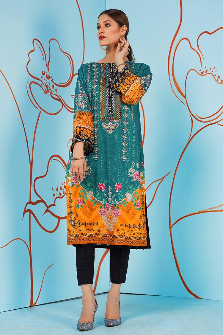 Picture of Ellena - 1-PC Stitched Jacquard Kurti - Available at Raja Sahib