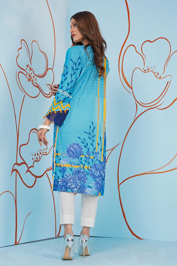 Picture of Ellena - 1-PC Stitched Jacquard Kurti - Available at Raja Sahib