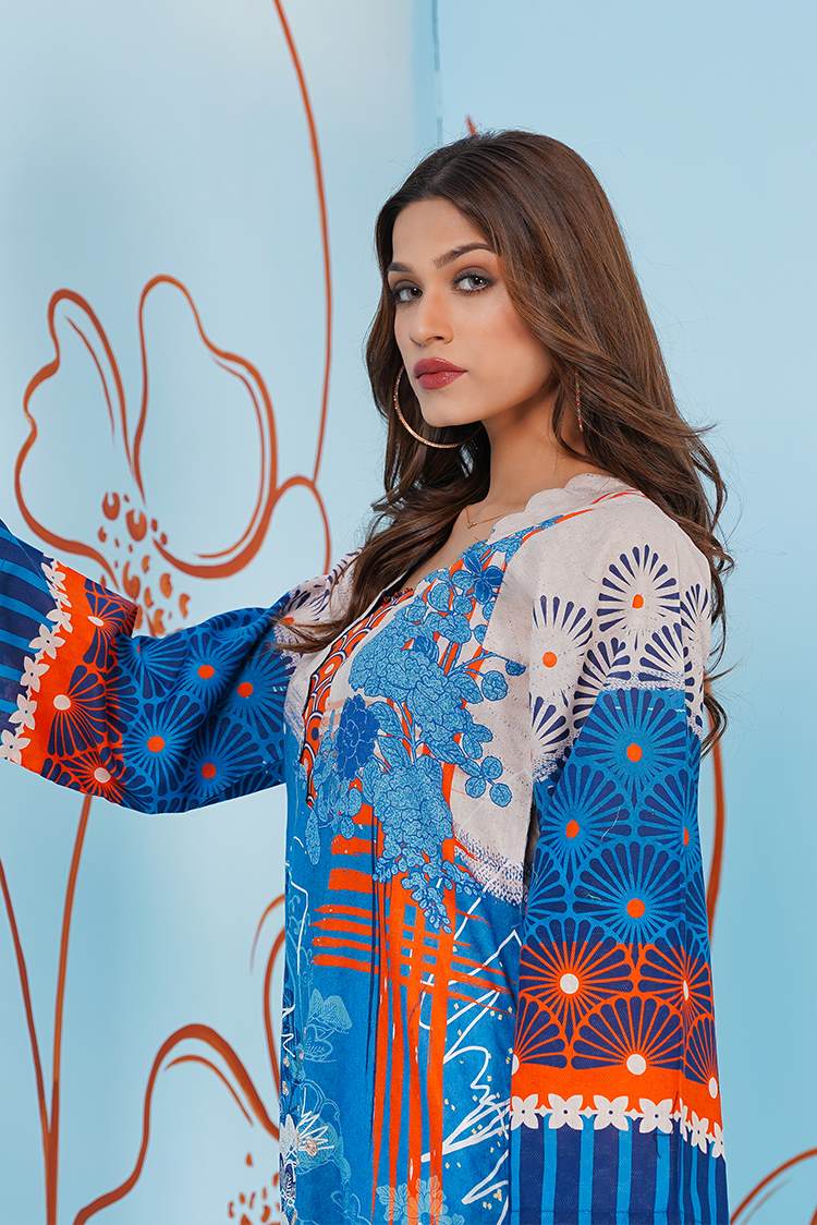 Picture of Ellena - 1-PC Stitched Jacquard Kurti - Available at Raja Sahib