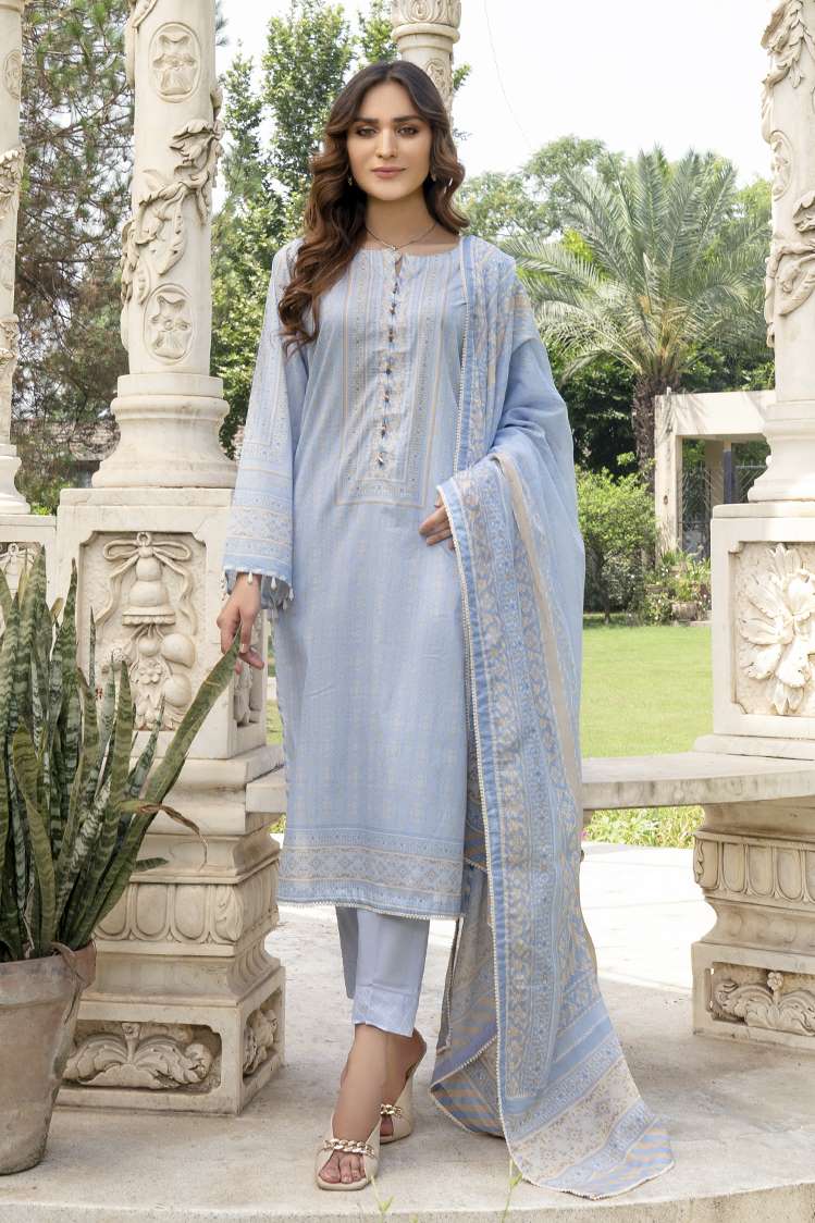 Picture of Ellena - Emily EY-L3-6-02 Summer Treat Lawn 3-PC Suit - Available at Raja Sahib