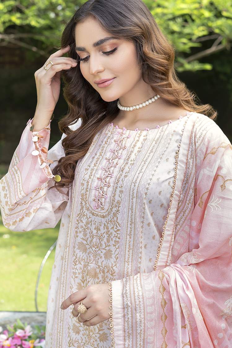 Picture of Ellena - Esme EY-L3-6-08 Summer Treat Lawn 3-PC Suit - Available at Raja Sahib