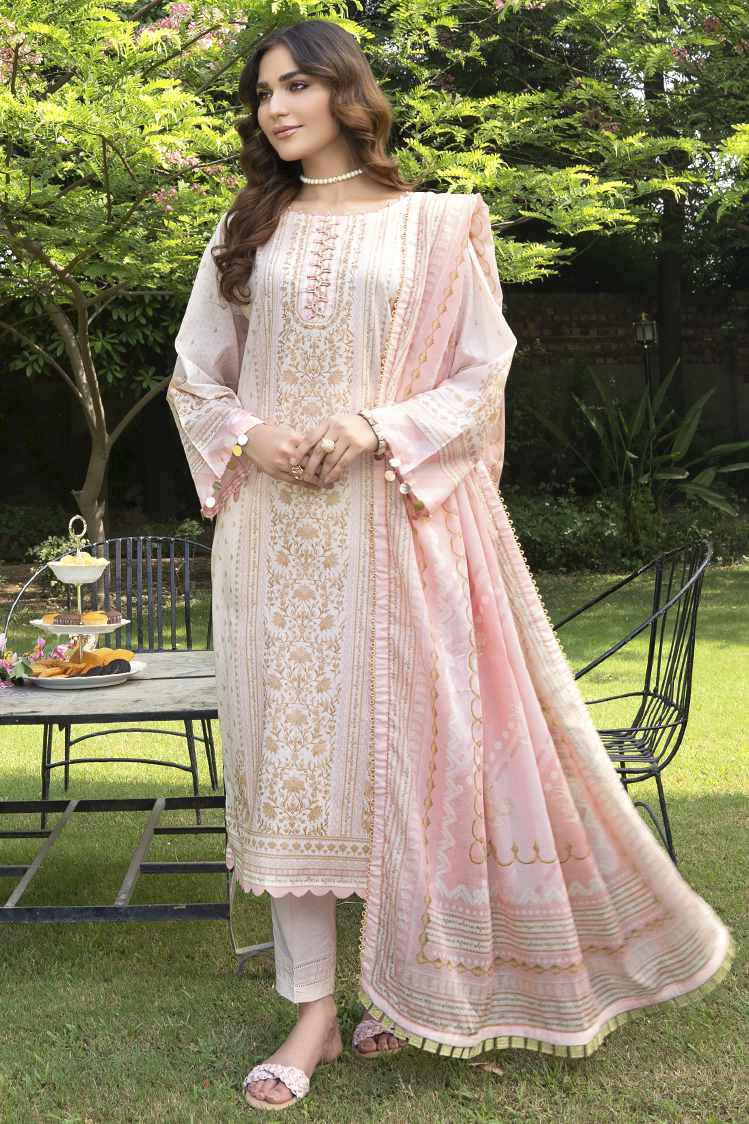 Picture of Ellena - Esme EY-L3-6-08 Summer Treat Lawn 3-PC Suit - Available at Raja Sahib