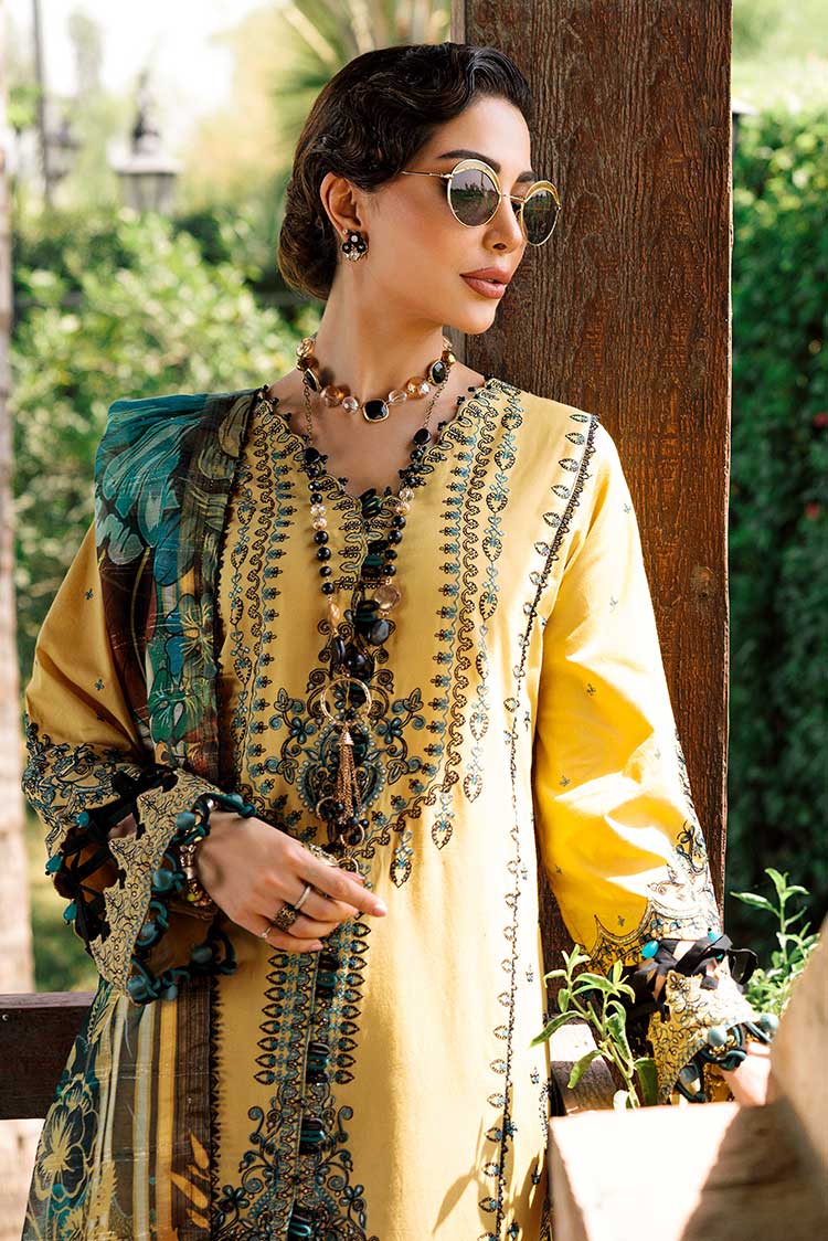 Picture of Ellena - Jasmine 06-Euphoria Festive 3-PC Lawn Suit - Available at Raja Sahib