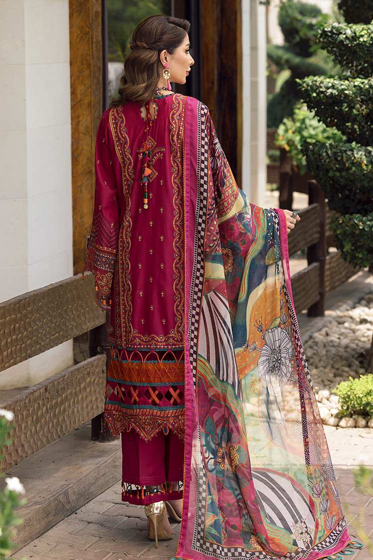 Picture of Ellena - Maroosh 10-Euphoria Festive 3-PC Lawn Suit - Available at Raja Sahib