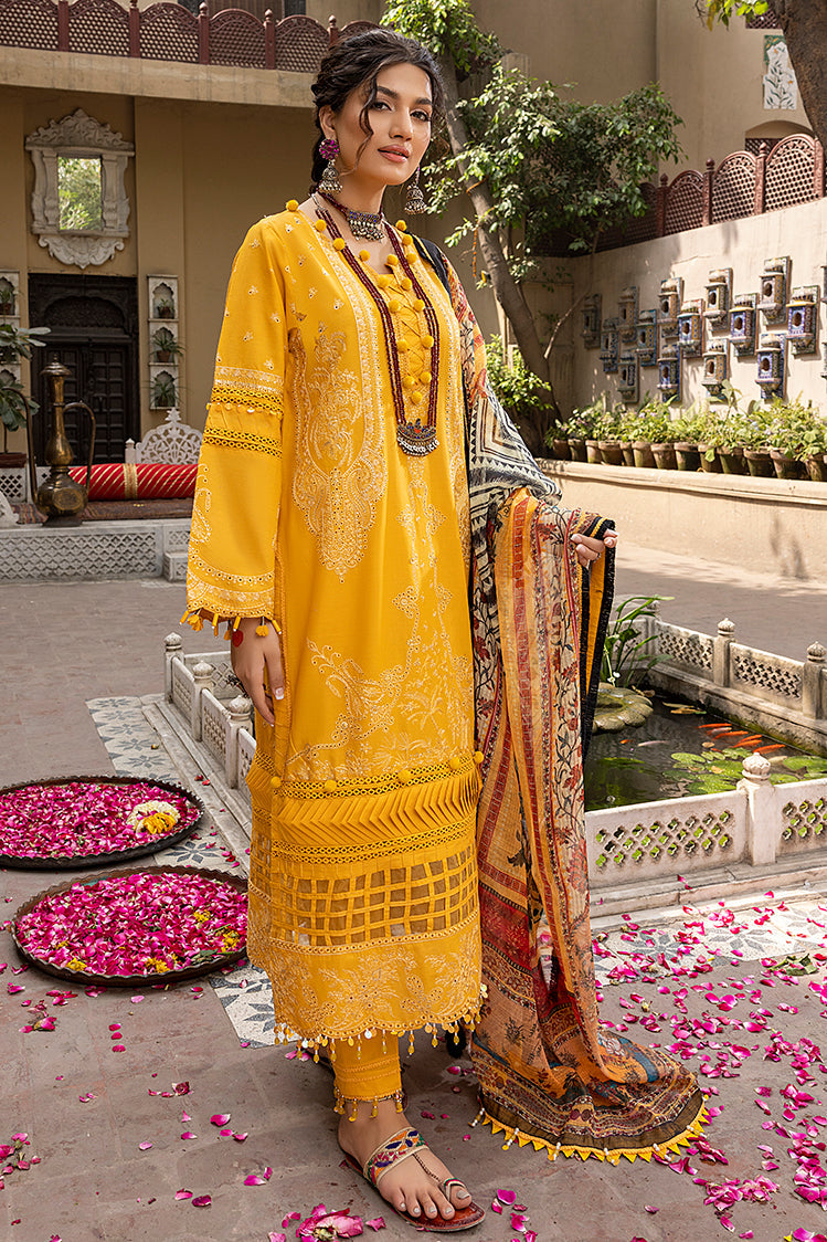 Picture of Ellena - Nargis EY-4-06 Tehzeeb Chikankari Eid Festive Lawn Collection - Available at Raja Sahib