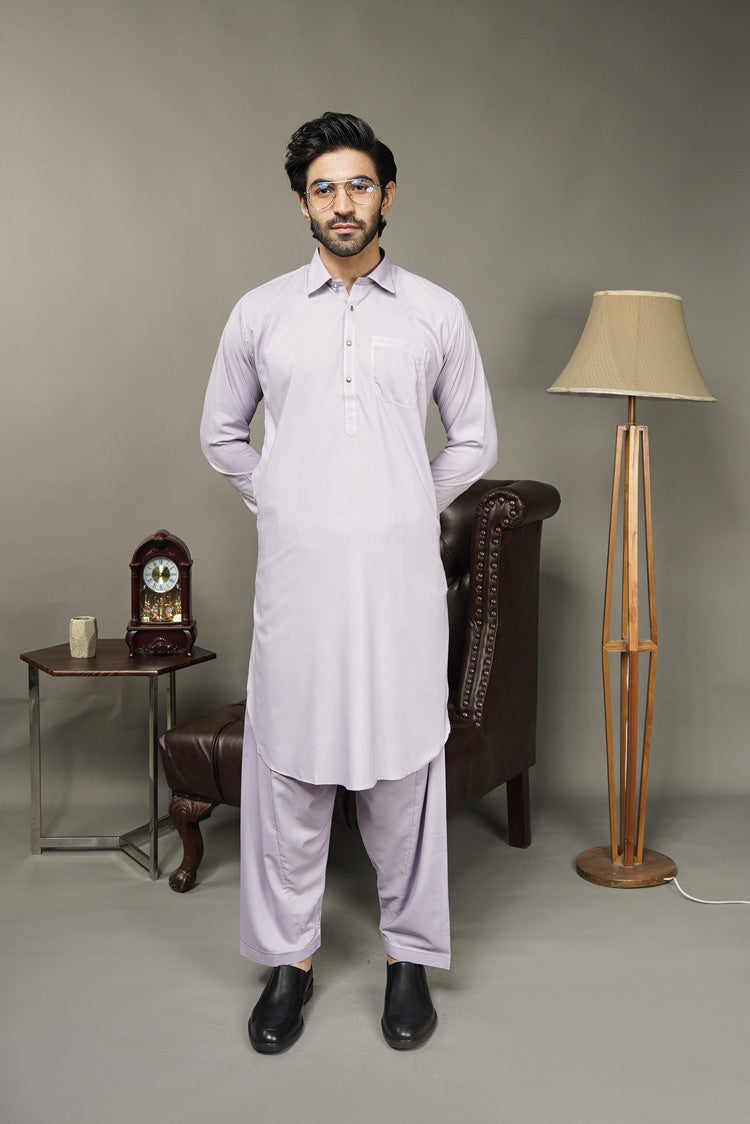 Picture of Black Pearl-Sea Shell Kameez Shalwar - 625LPL - Available at Raja Sahib