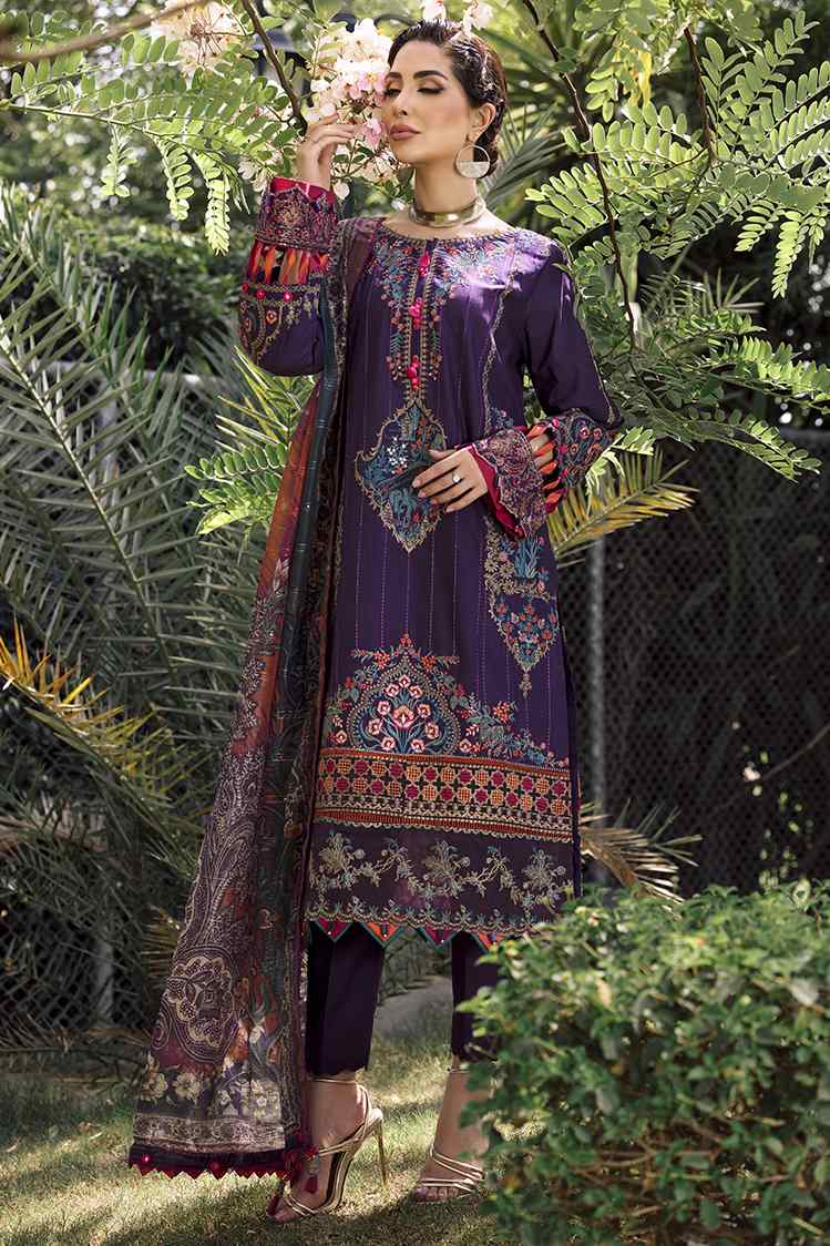 Picture of Ellena - Vaneeza 08-Euphoria Festive 3-PC Lawn Suit - Available at Raja Sahib