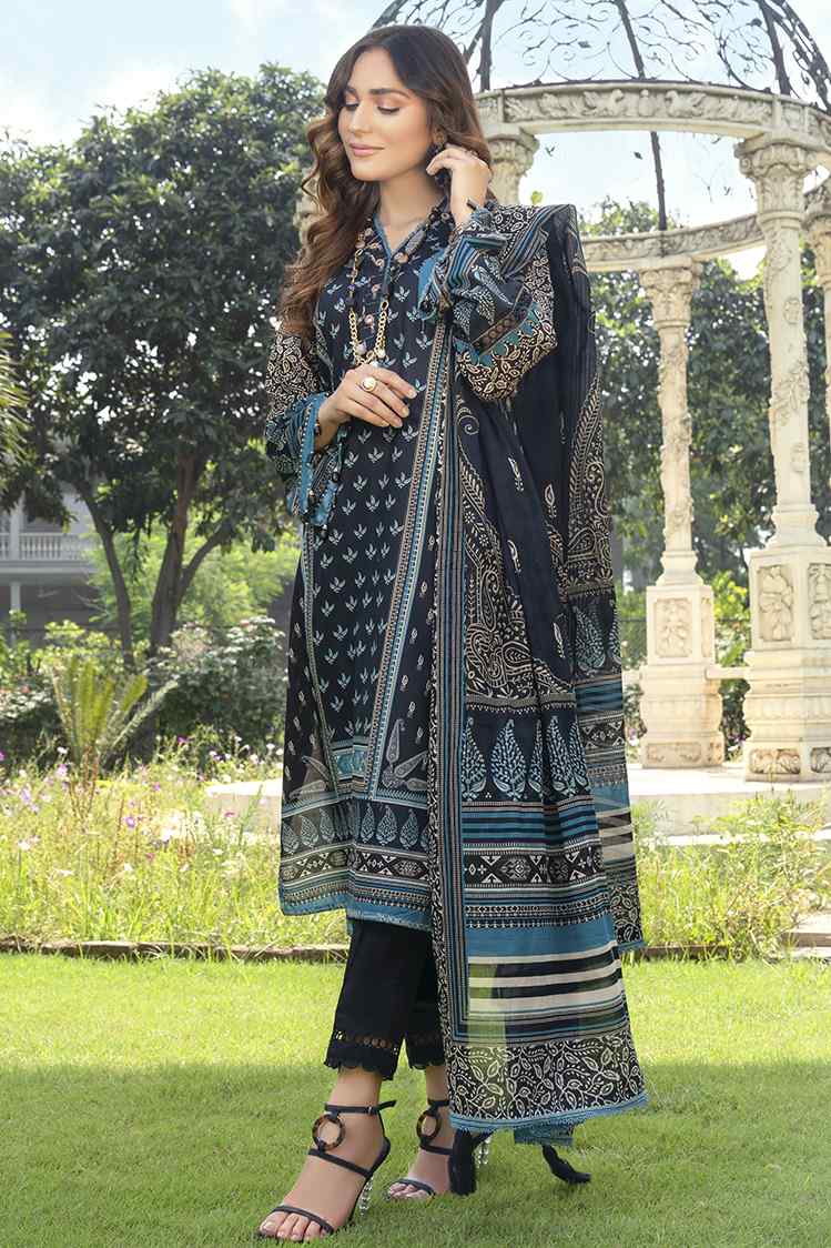 Picture of Ellena - Zoe EY-L3-6-10 Summer Treat Lawn 3-PC Suit - Available at Raja Sahib